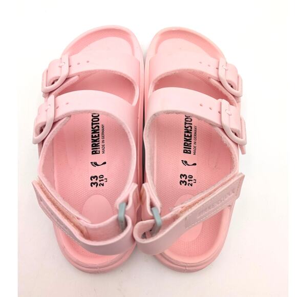 Birkenstock Mogami Kids Birko-Flor Sandals Icy Gentle Rose Size US2 EU33 - Picture 5 of 12